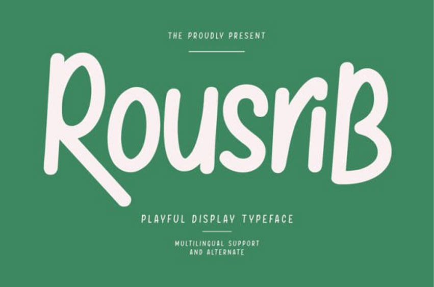 Rousrib Font