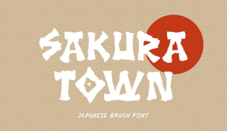 Sakura Town Font