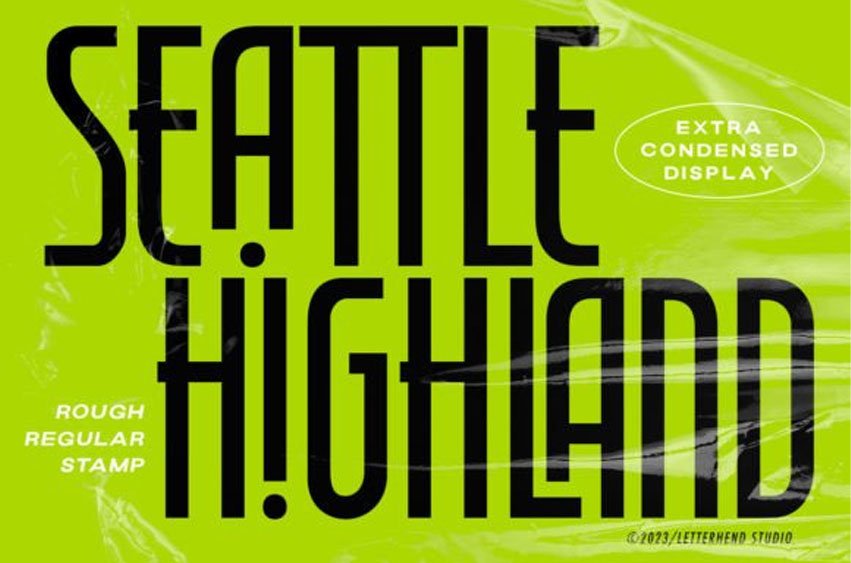 Seattle Highland Font
