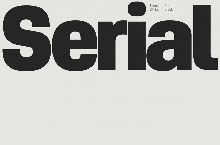 Serial Font