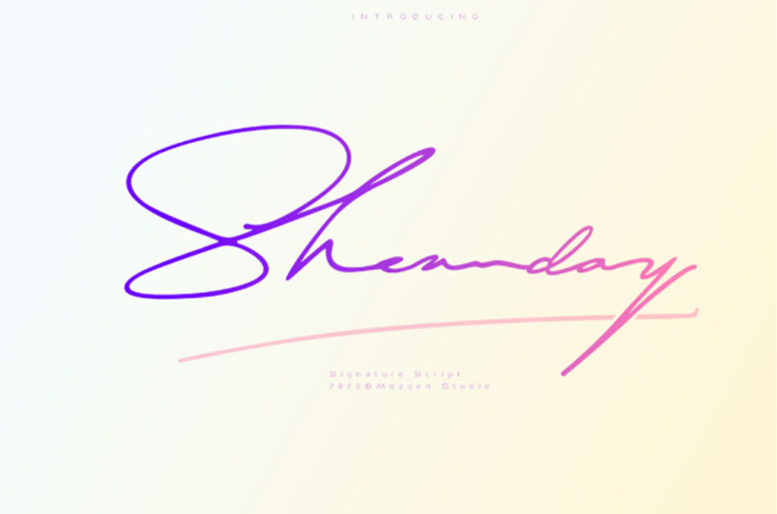 Sheanday Font