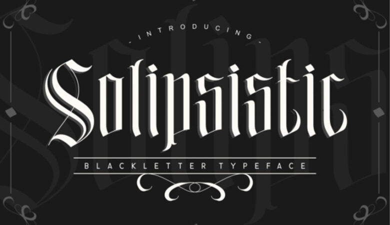 Solipsistic Font