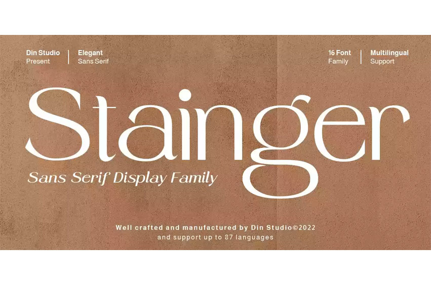 Stainger Font