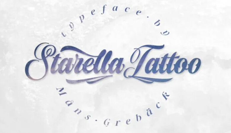 Starella Tattoo Font