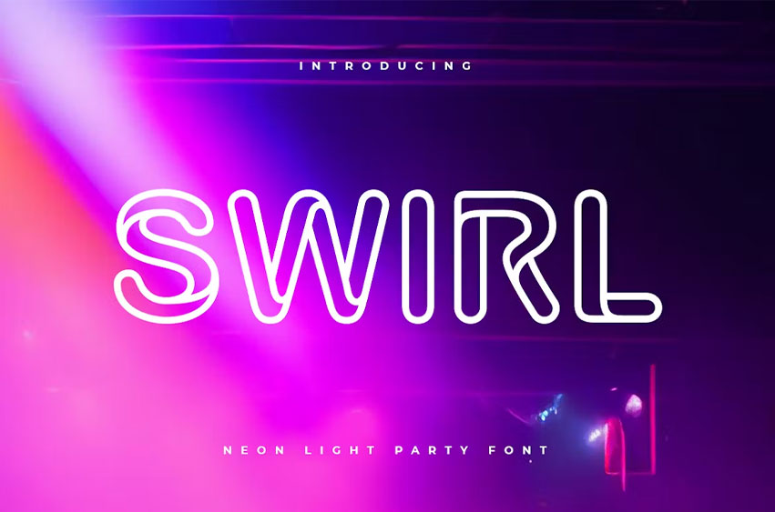 Swirl Font - FreeDaFonts