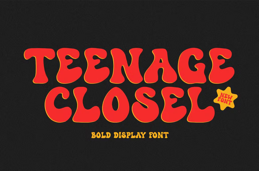 Teenage Closel Font