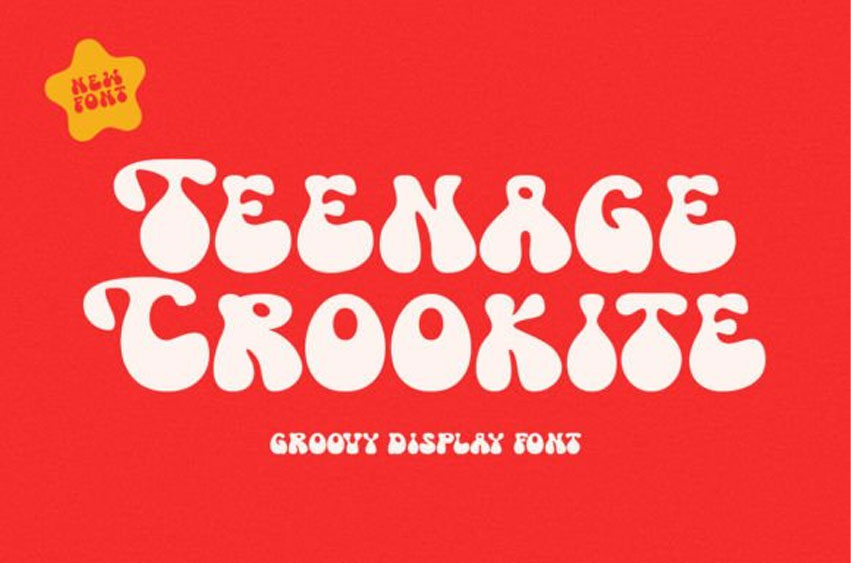 Teenage Crookite Font