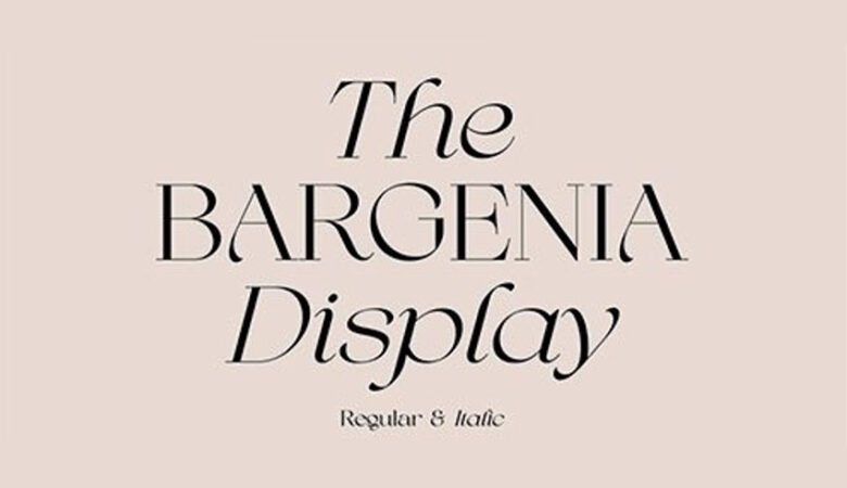 The Bargenia Font