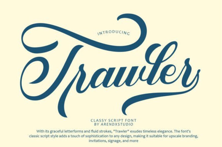 Trawler Font - FreeDaFonts