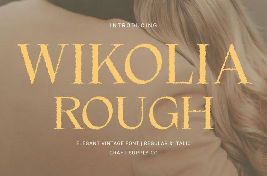 Wikolia Rough Font