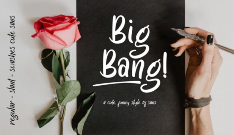 Big Bang Script Font
