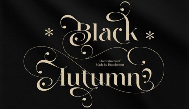 Black Autumn Font