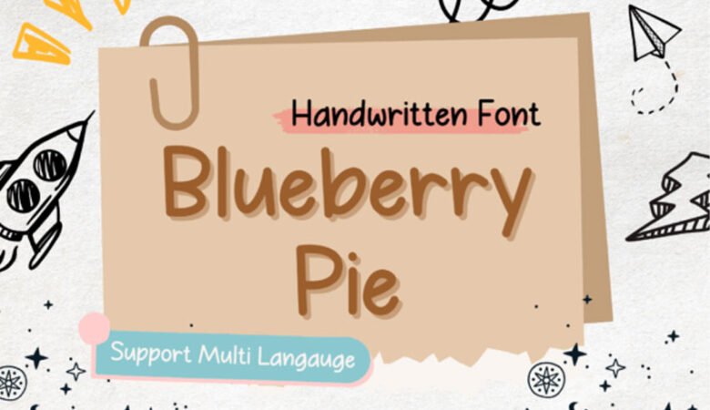 Blueberry Pie Font