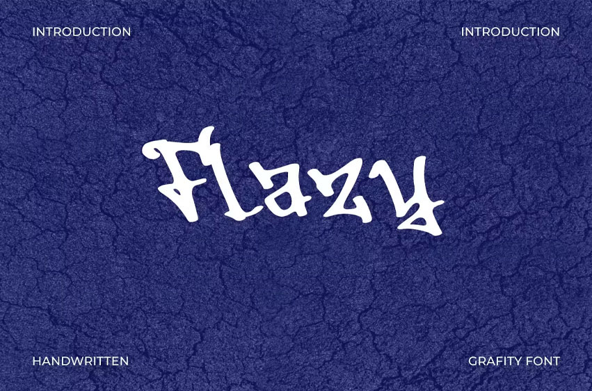 Flazy Font