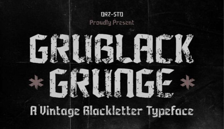 Grublack Font