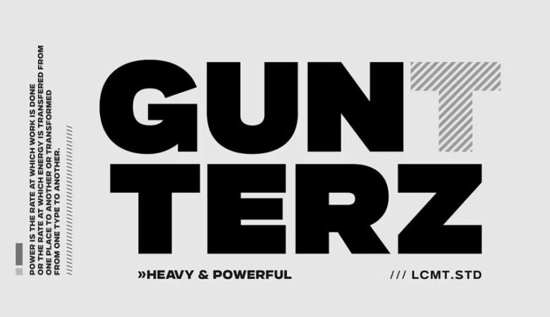 Gunterz Font