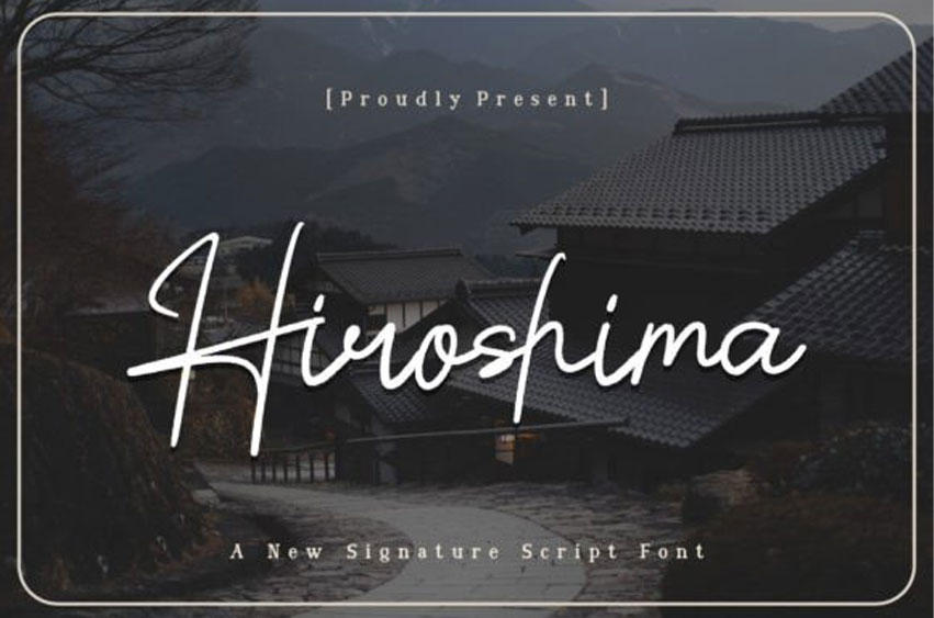 Hiroshima Font