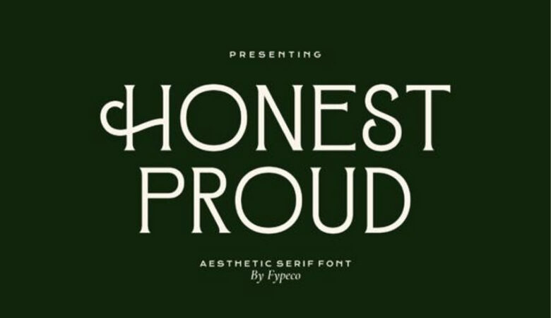 Honest Proud Font