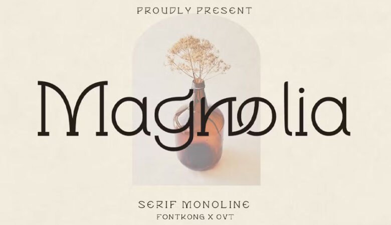 Magnolia Monoline Font