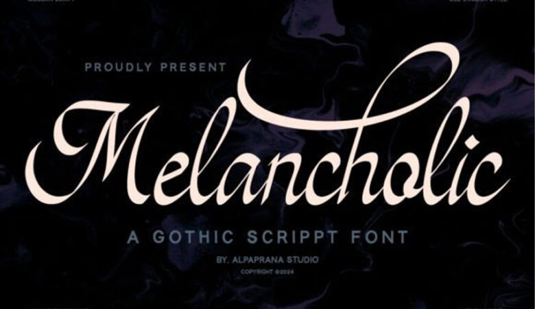 Melancholic Font