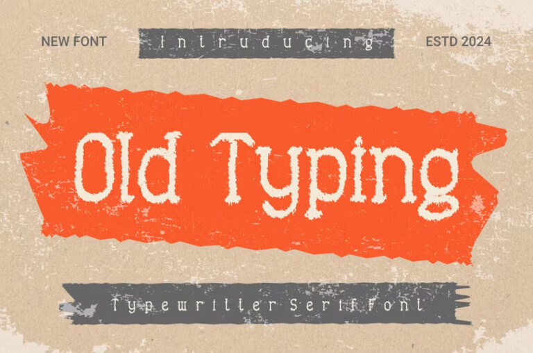 OldTyping Font - FreeDaFonts