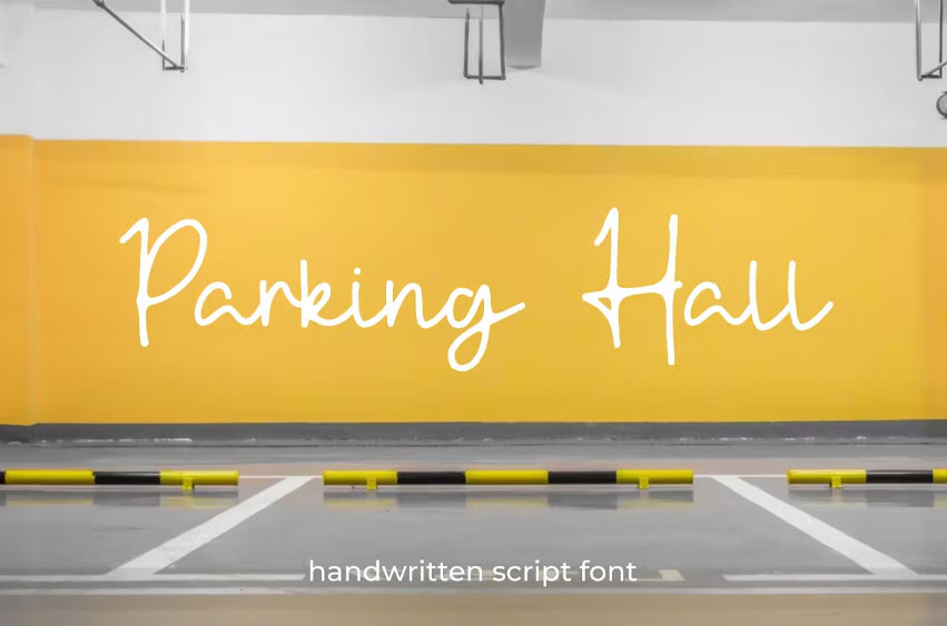 Parking Hall Font