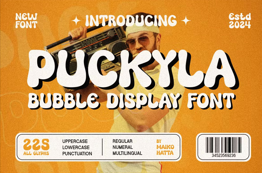 Puckyla Font