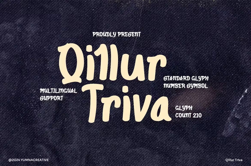 Qillur Triva Font