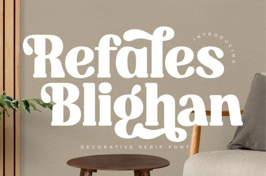 Refales Blighan Font