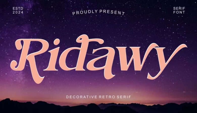 Ridawy Font