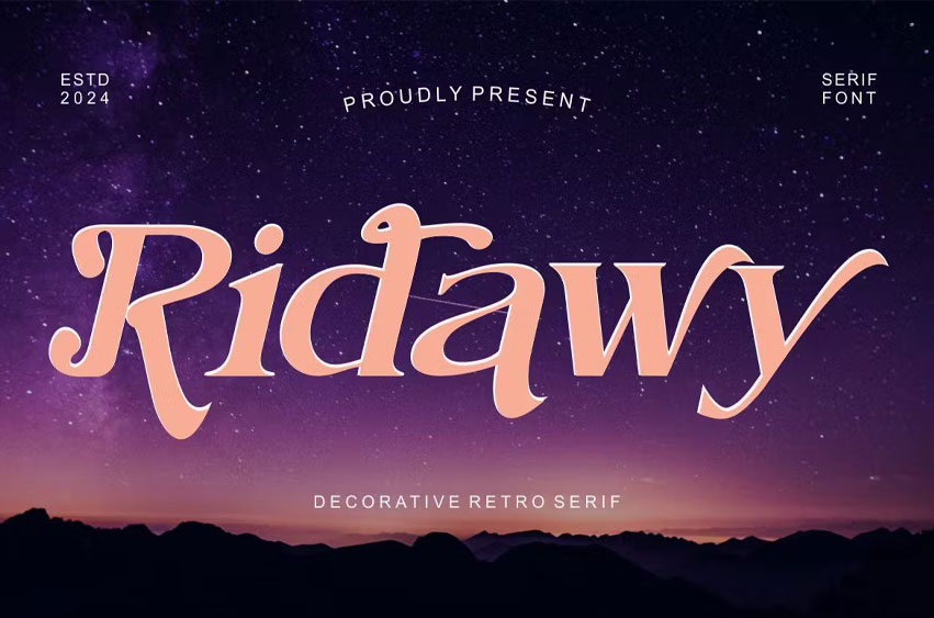 Ridawy Font