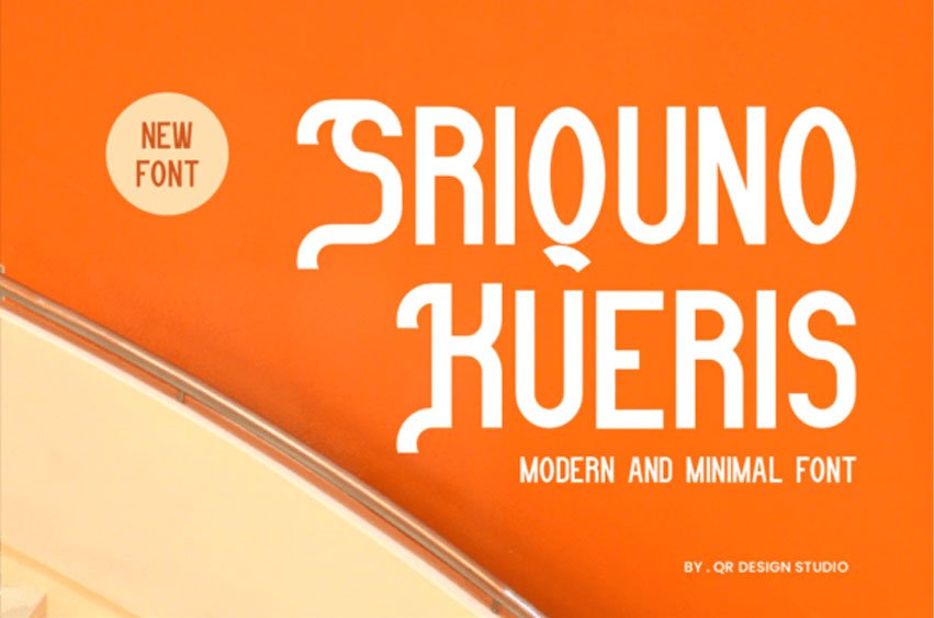 Sriquno Kueris Font