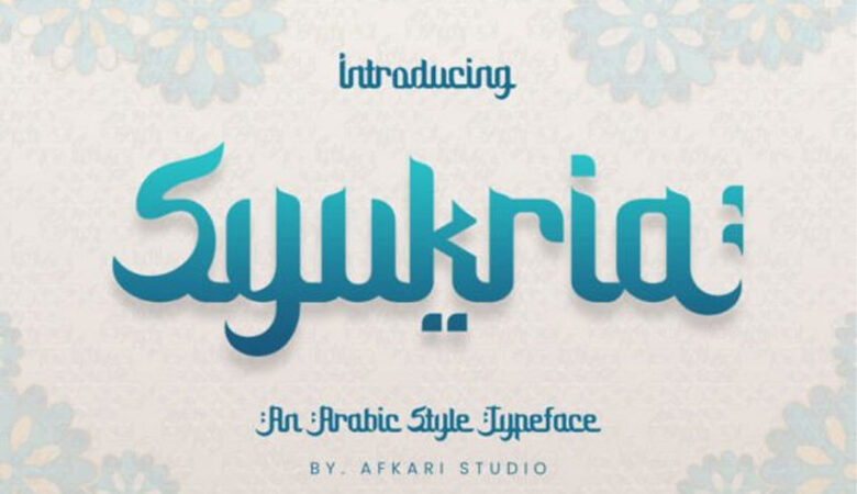 Syukria Font