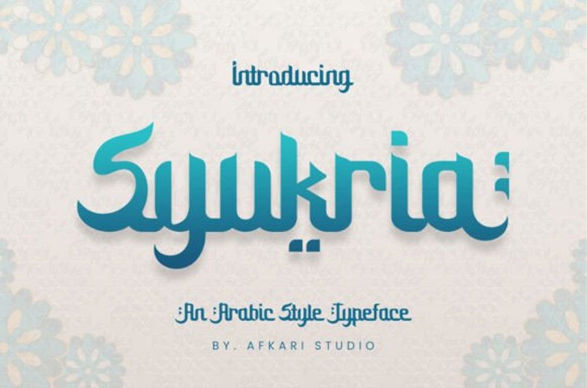 Syukria Font