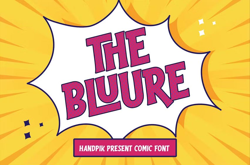 The Bluure Font