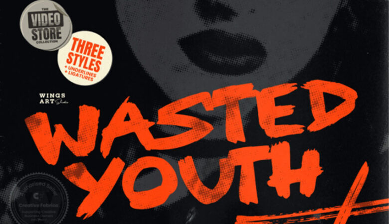 Wasted Youth Font