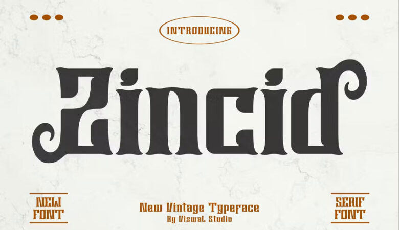 Zincid Font