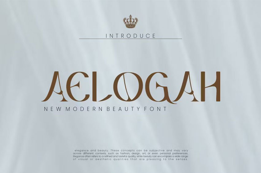 Aelogah Font
