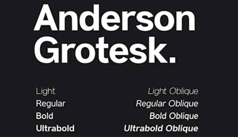 Anderson Grotesk Font