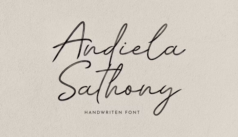 Andiela Sathony Font