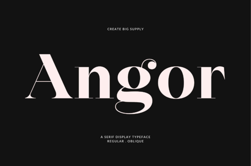 Angor Font