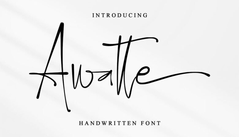 Awatte Font