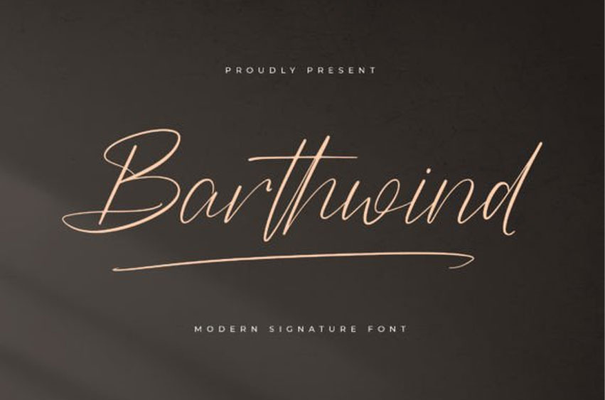 Barthwind Font