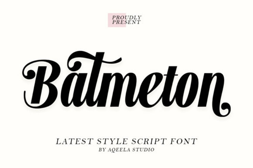 Batmeton Font