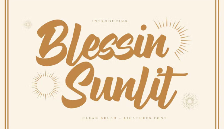 Blessin Sunlit Font