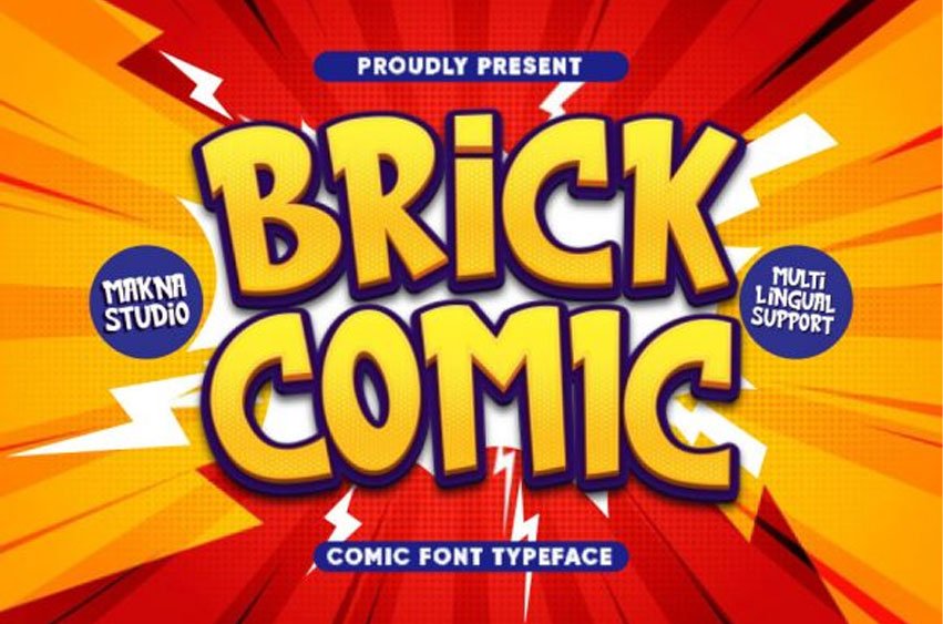 Brick Comic Font