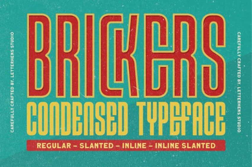 Brickers Font