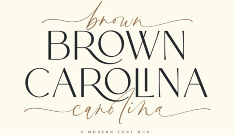 Brown Carolina Font