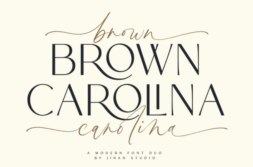 Brown Carolina Font