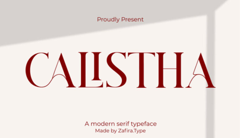 Calistha Font